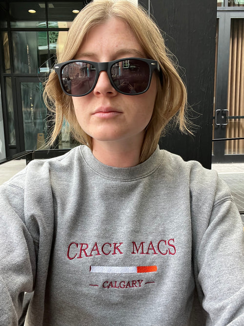 CALGARY Crack Macs | Cigarette Unisex Premium Sweatshirt